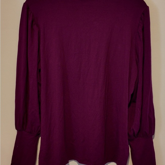 Eloquii Elements Mock Neck Puff Sleeve Blouse – Loose Fit Size 14/16 - Picture 5 of 7